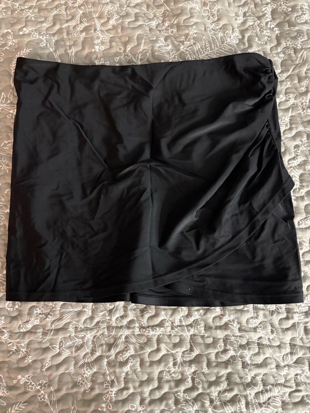 Women's Black Swim Coverup Skirt